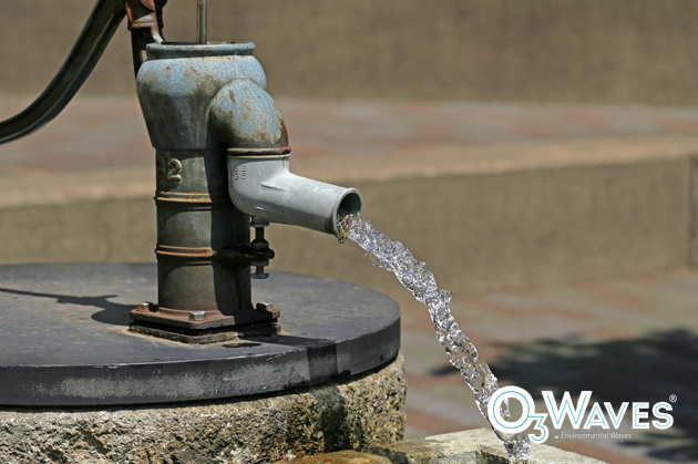 Water treatment and disinfection of municipal water, boreholes or wells